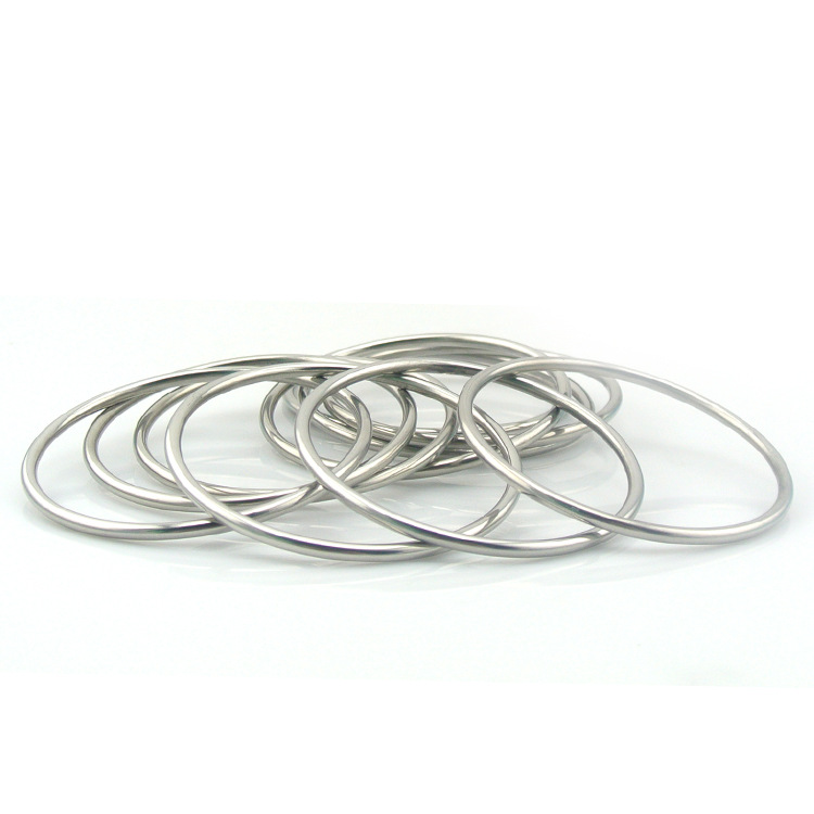 High pressure hollow core stainless steel o-ring seal corrosion resistant